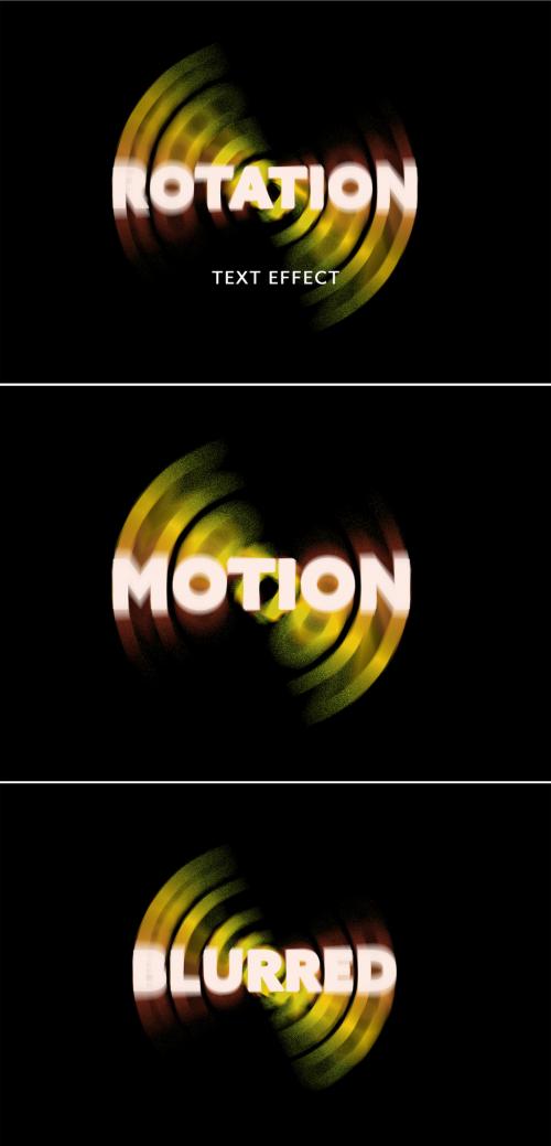 Rotation Text Effect