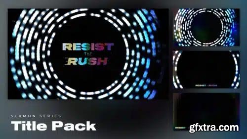 SermonBox - Resist The Rush - Series Pack - Premium $60