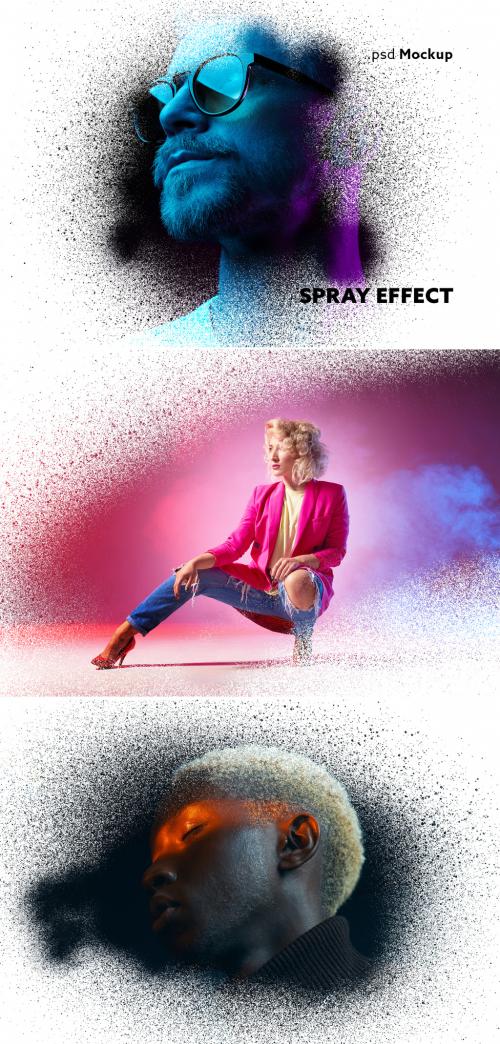 Spray Photo Effect