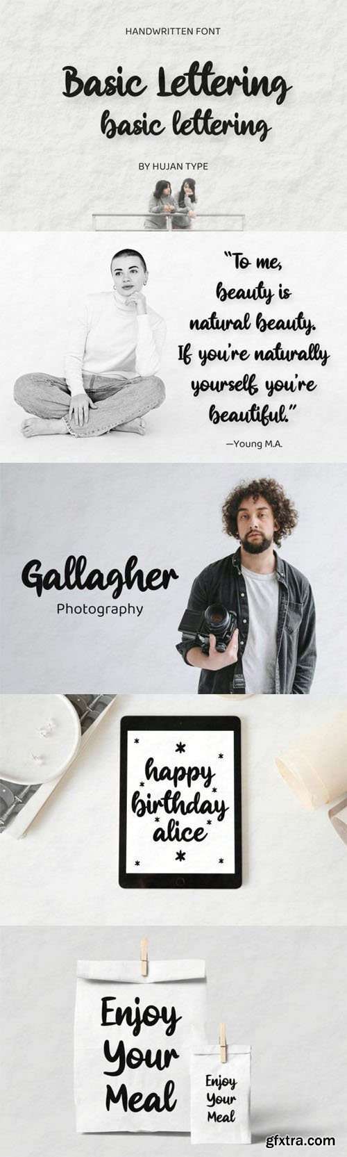 Basic Lettering - Handwritten Font