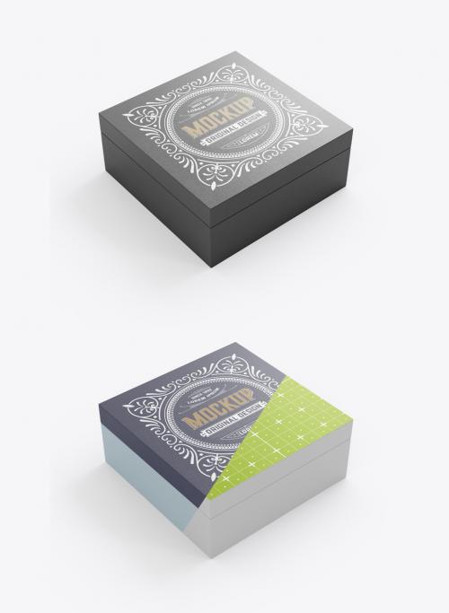 Luxury Cardboard Box Mockup