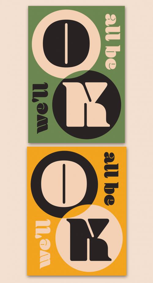 Stylish Typography Based Poster Layout