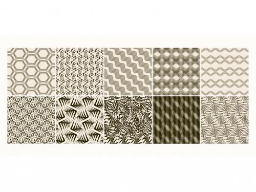 Set of Simple Retro Geometric Patterns