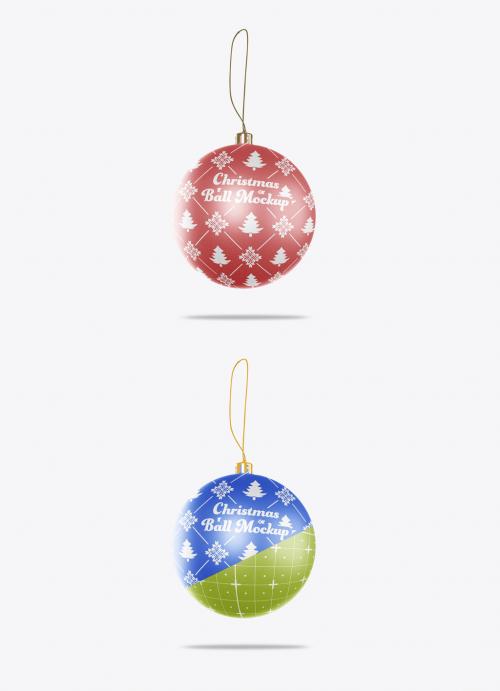 Christmas Ball Mockup