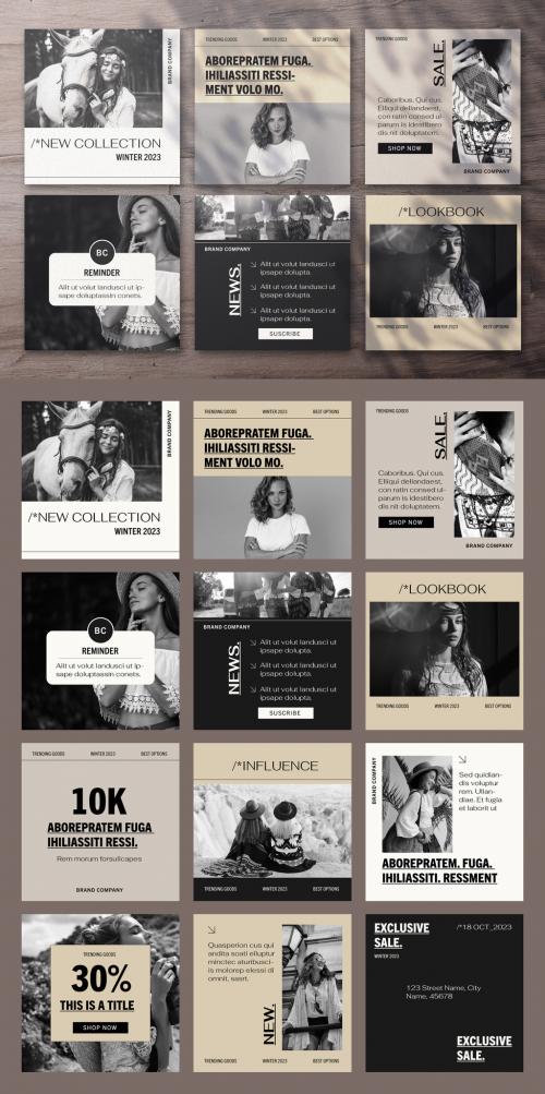 Business Social Media Layouts