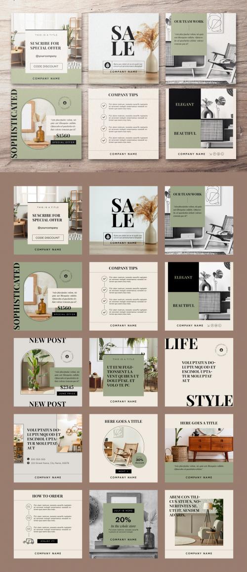 Business Social Media Layouts