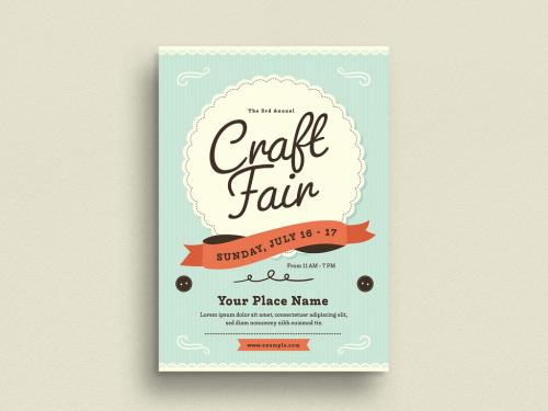 Craft Fair Event Flyer