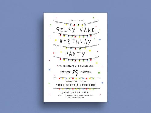 Birthday Party Flyer or Invitation