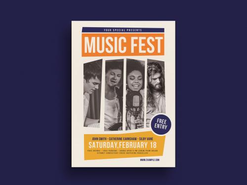 Music Festival Event Flyer