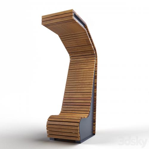 Smart bench ZENIO