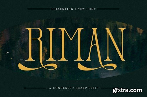 Riman - Condensed Sharp Serif WXG2P35