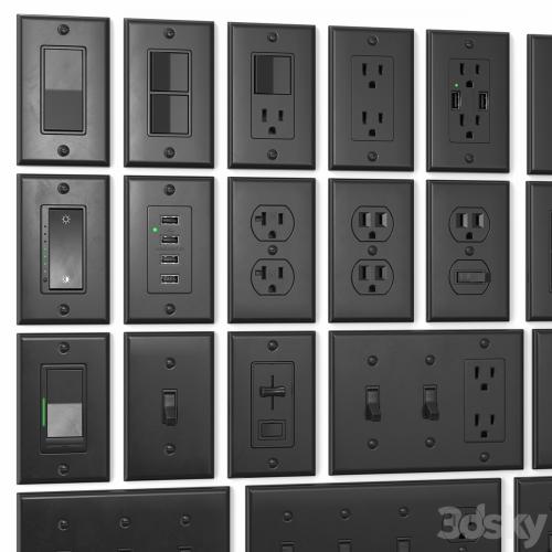 Bestten US wall switch and sockets