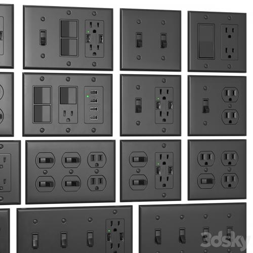 Bestten US wall switch and sockets