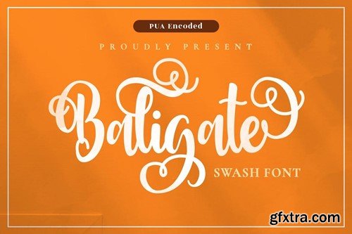 Baligate - Swash Font DZVGC57