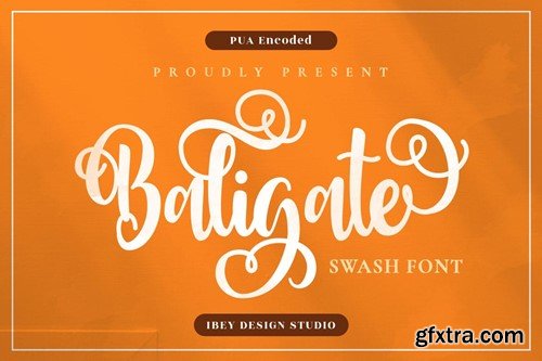 Baligate - Swash Font DZVGC57