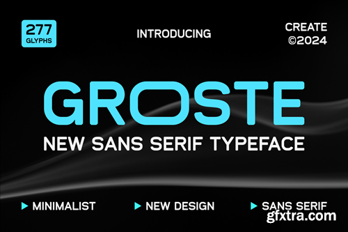 Groste - Sans Serif Typeface 44HBEJL