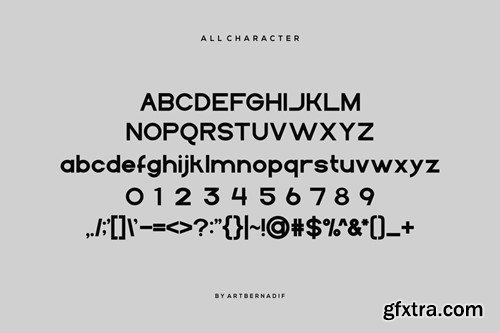 Monstrec - Sans Serif Typeface QER24X9