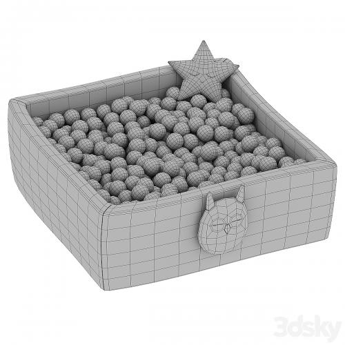 Square ball pool