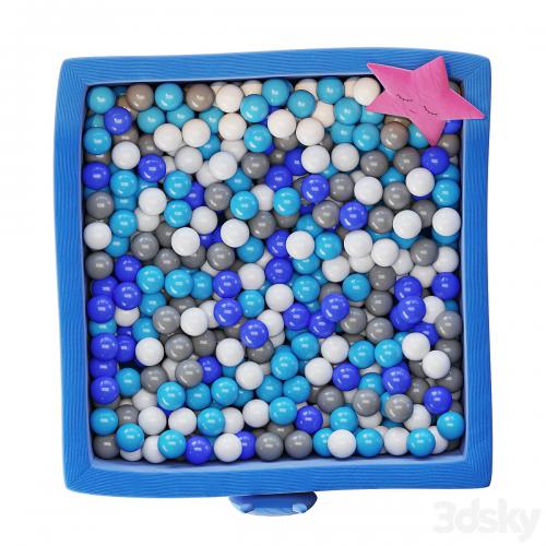 Square ball pool