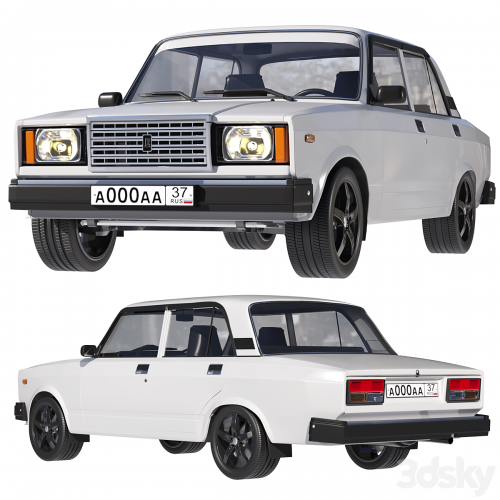 VAZ 2107 White