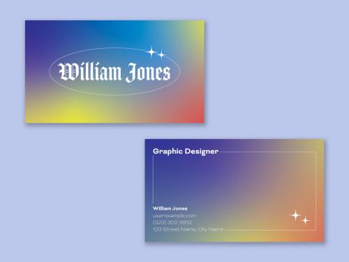 Gradient Modern Business Card