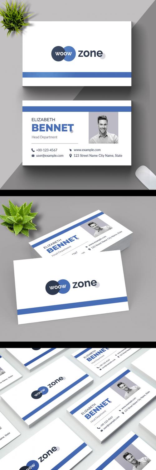 Clean and Creative Business Card Layout