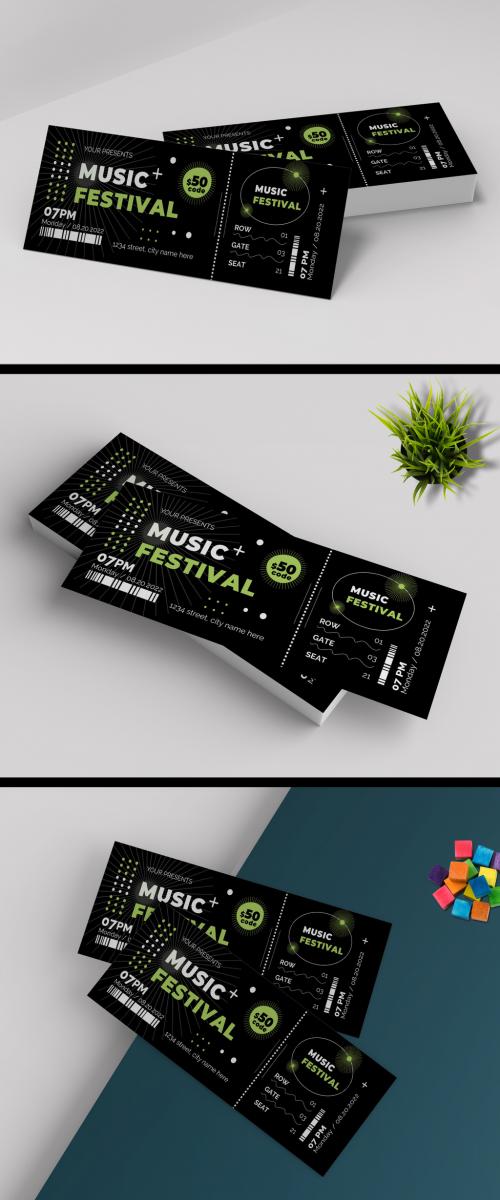 Music Festival Party Ticket