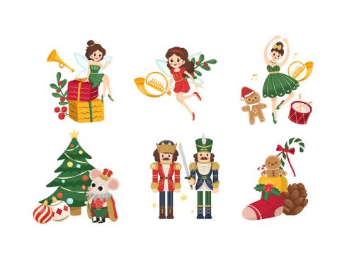 Christmas Nutcracker Illustrations