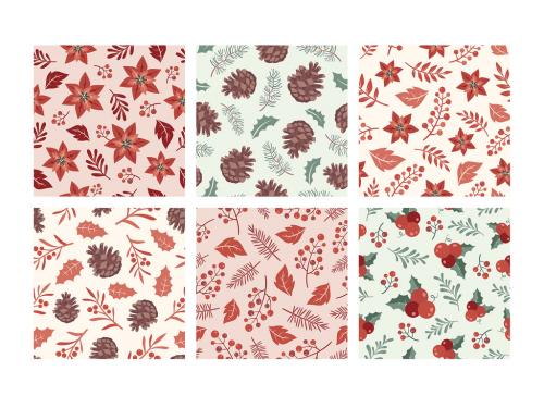 Christmas Flower Patterns