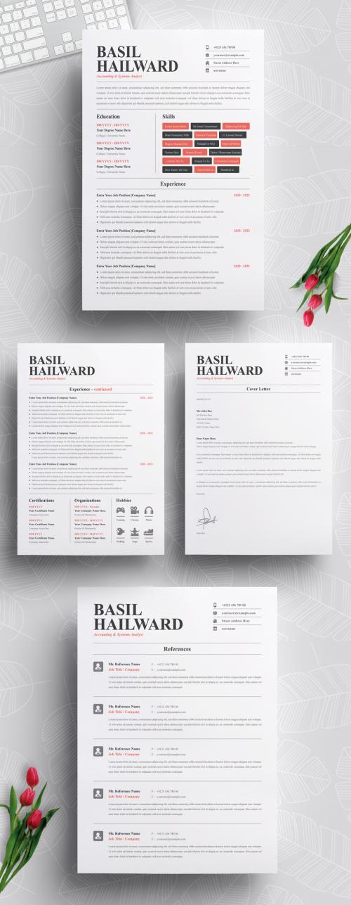 Creative Resume Templates Layout Design