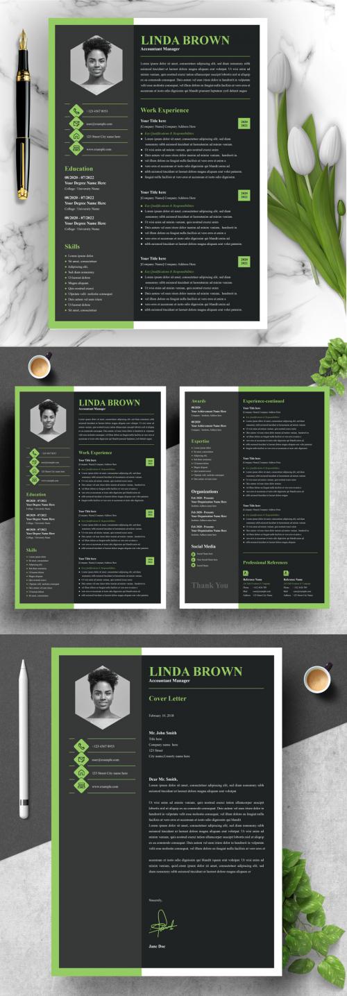 Vector Minimalist Creative Resumecv Template