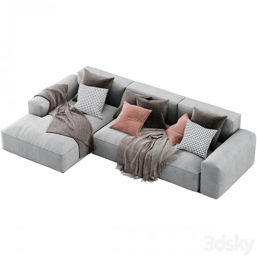 Arflex Marechiaro Sofa Chaise Longue