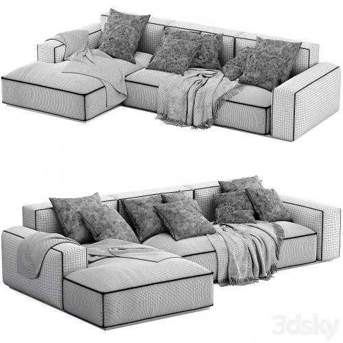 Arflex Marechiaro Sofa Chaise Longue