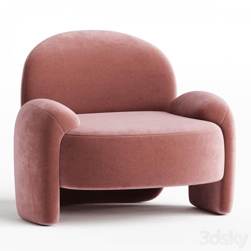 Paolo Castelli AMA Upholstered cotton armchair