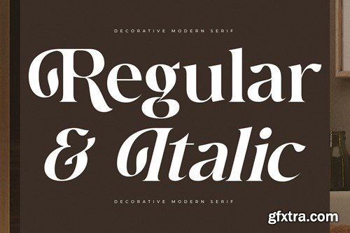 Rehgal Decorative Modern Serif 5EWX6CQ