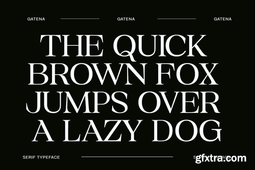 Gatena Serif BDXGVZB