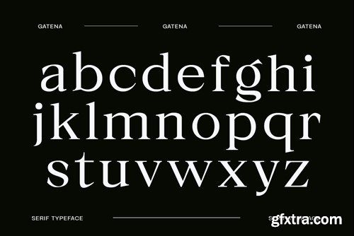 Gatena Serif BDXGVZB