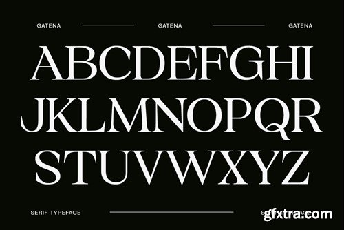 Gatena Serif BDXGVZB