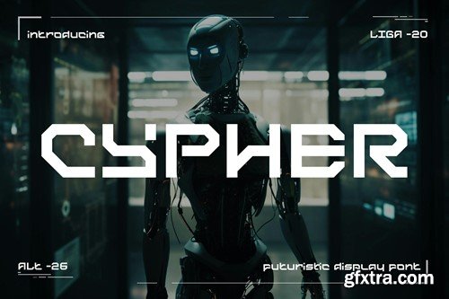 Cypher - Futuristic Font YAEXMKL