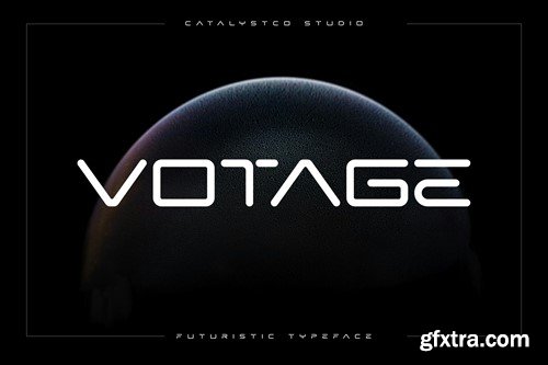 Votage Futuristic Typeface G395FTK