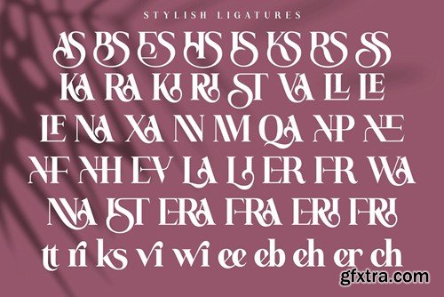 Essinna|Modern Ligature Typeface E3QLSNT