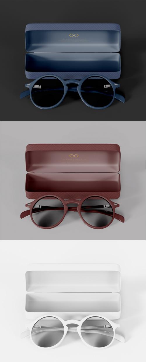 Isolated Sunglasses Mockup