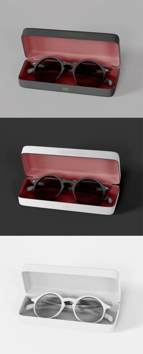 Round Sunglasses Mockup