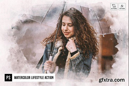 Watercolor Lifestyle Action 68RCJKR