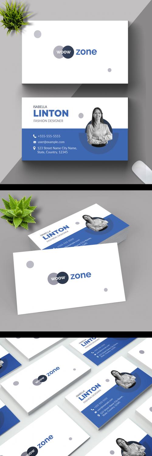 Clean Design Business Card Layout