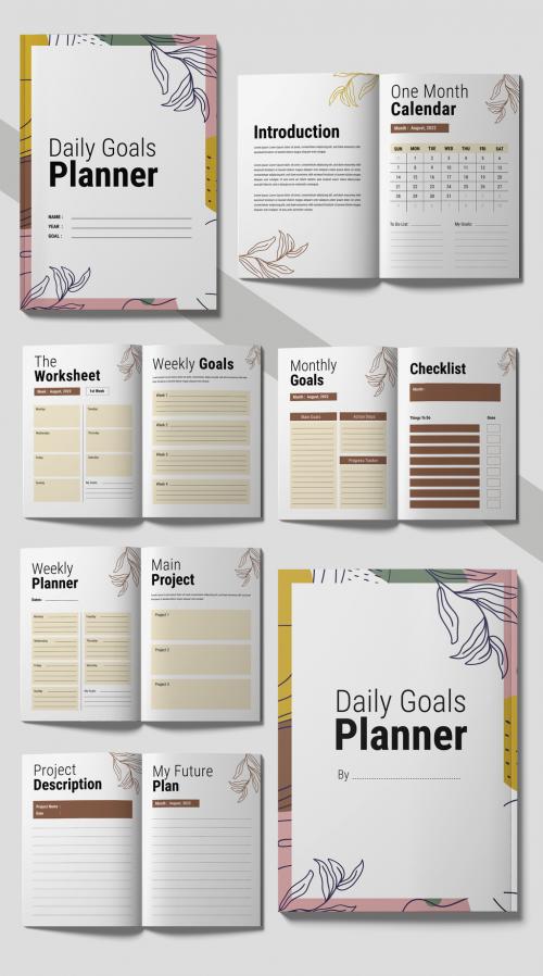 Goals Planner Worksheet Layout