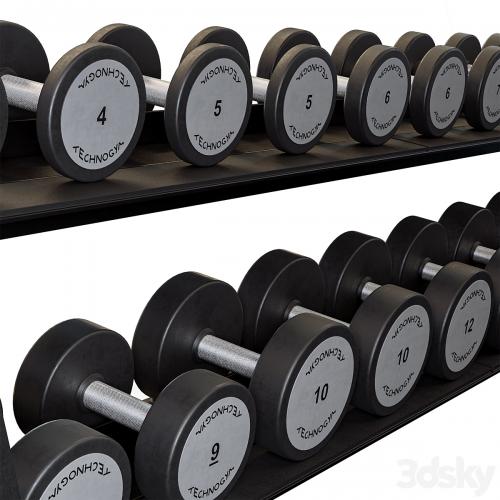 Technogym Two Tier Dumbbell Rack