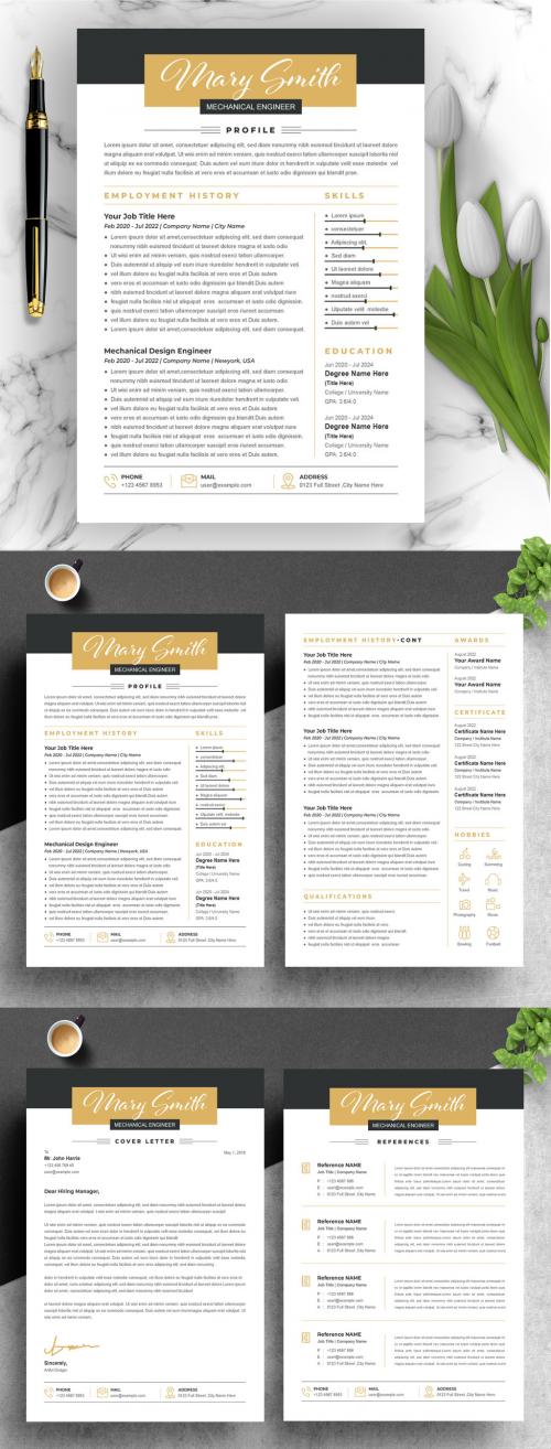 Resume Template, Cv Professional or Designer Jobs Resumes