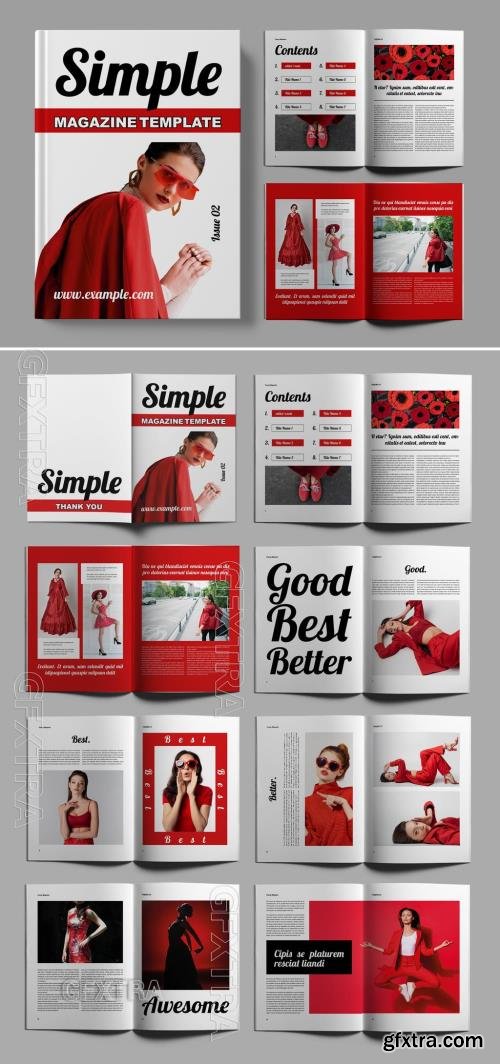 Fashion Magazine Template 757163766