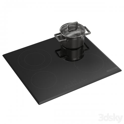 Set of Bosch hobs with cookware 002